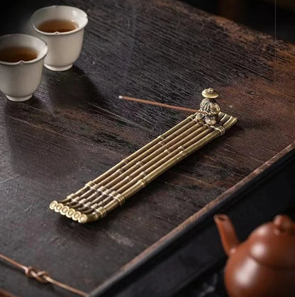Creative Incense Holder Aromatherapy Ornament Incense Holder Boat Old Men Fishing Japanese Style Incense Stick Burner Home Decor