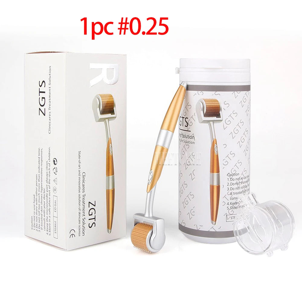 ZGTS192 Derma Roller 192pin Dermaroller Needles Beauty Microneedle for Face Body Beard Makeup Skin Care Tool 0.2mm