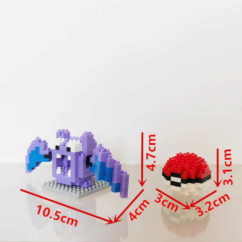 75 Style Building Blocks Assembly Anime Picachu Charizard Doll Blastoise Bulbasaur Gengar Bricks Figures Toy for Kid Gift