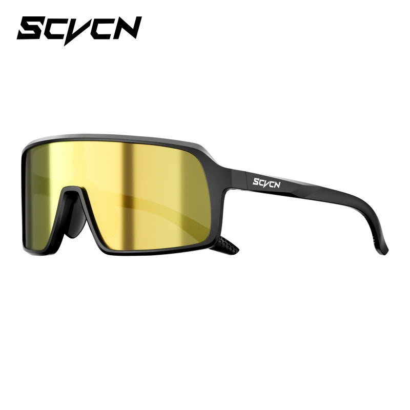 SCVCN Polarized Cycling Sunglasses Mtb Sports UV400 Photochormic Glasses Goggles Bicycle Bike Glasses Men Women Cycling Eyewear