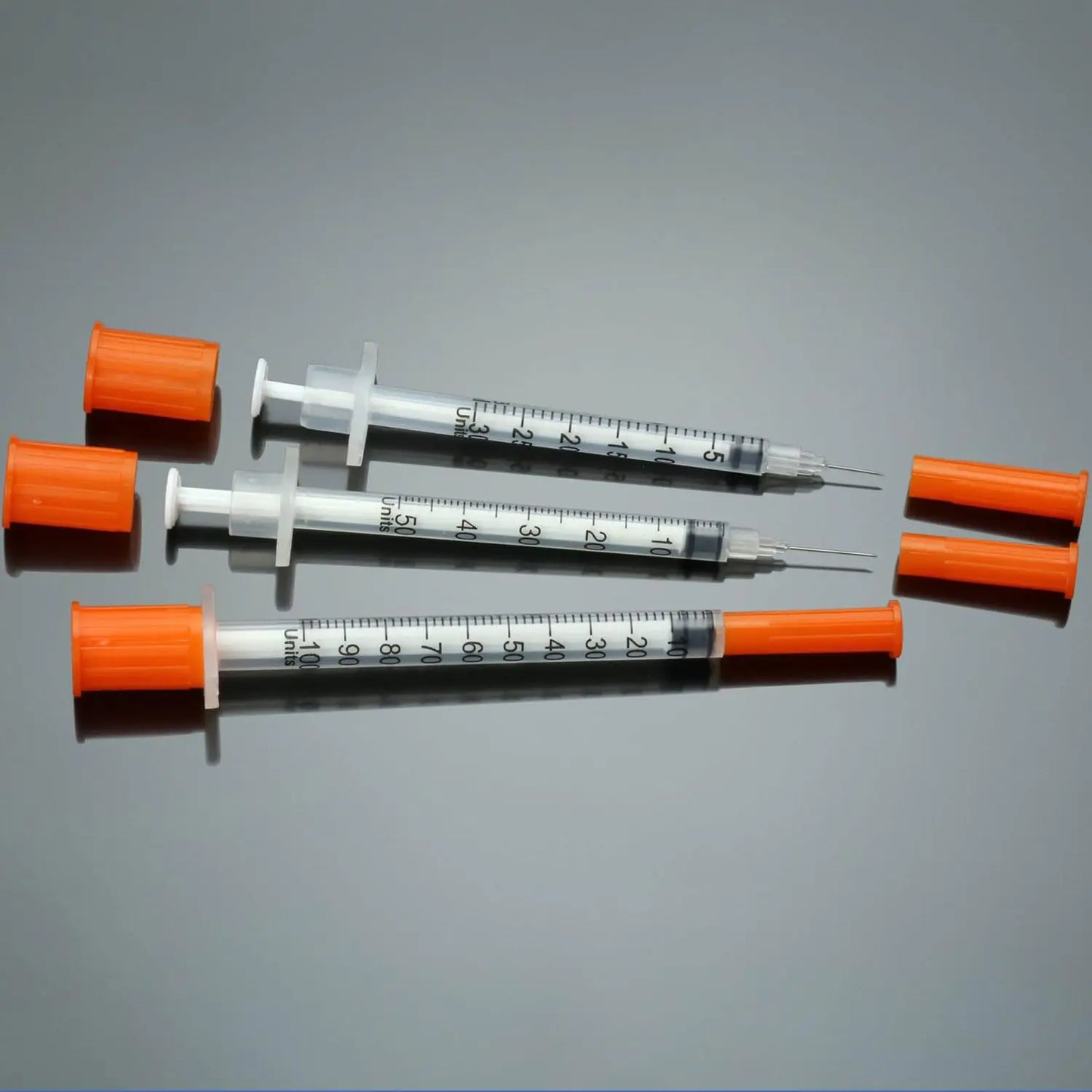 50pcs/10pcs/1pc 0.5ml Disposable Plastic Veterinary Syringes with Needles, Suitable for Pets and Farm Animals; Syringes