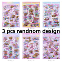 3 pcs random design