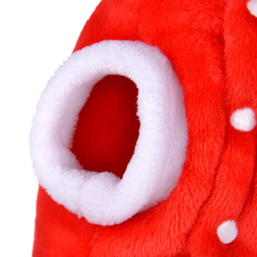 Pet Dog Clothes Autumn Keeps Warm in Winter Flannel Festive Clothes Dog Cat Deer Christmas Tree Clothes New Year Gifts Elk