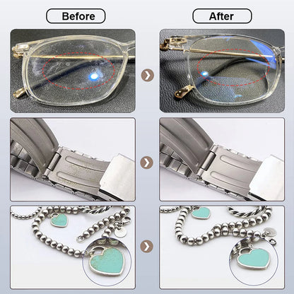 Ultrasonic Cleaner Ultrasound Glasses Jewelry Cleanser High Frequency Ultrasound Washing Machine for Glasses Jewelry Dentures