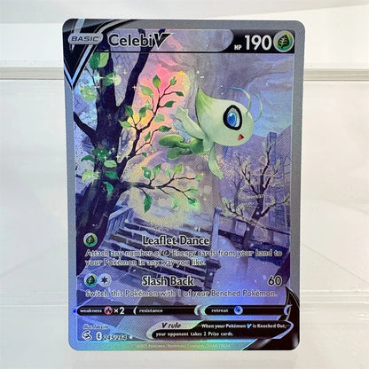 PKM Cards Charizard Vmax Dragonite Celebi Sylveon Vmax Single Foil Cards Classic Game Collection Cards PTCG Proxy Cards