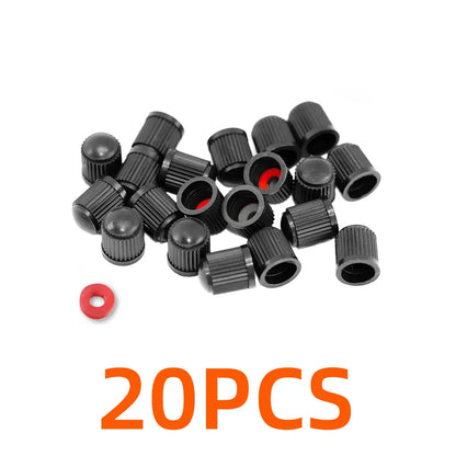 PINMOAP Valve Cap Tire Valve Dust Cover With Built-In Seal Suitable For Universal Valve Caps For Automobiles Motorcycles Bicycle