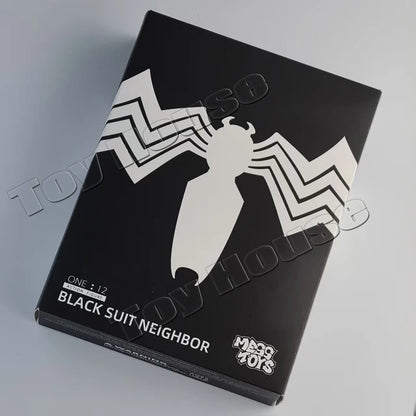 Mess Toys Genuine Facftory Figure Black Suit Neighbor Symbiote Scarlet Spider Kaine Parker Black Red Spider Action Figure Toys
