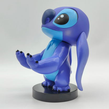Stitch Over Size Action Figure Toys Game Controller Mobile Phone Holder Collection Cartoon Model Vinyl Doll Ornament Decoration
