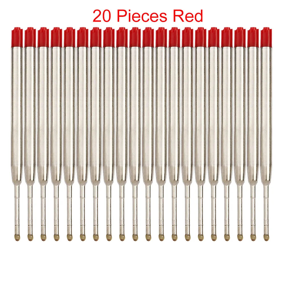 98mm1.0mm Ballpoint Pen Refills For Parker Pens Medium Point Blue Red Black Ink Rods For Writing Office Stationery