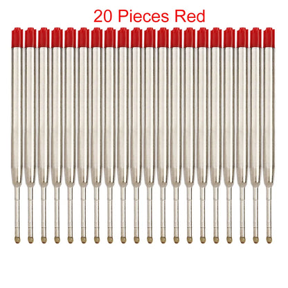 98mm1.0mm Ballpoint Pen Refills For Parker Pens Medium Point Blue Red Black Ink Rods For Writing Office Stationery
