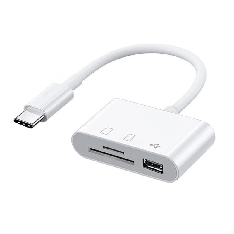 Type C Adapter TF CF SD Memory Card Reader OTG Writer Compact Flash USB-C for IPad Pro Huawei Macbook Samsung Xiaomi Cardreader