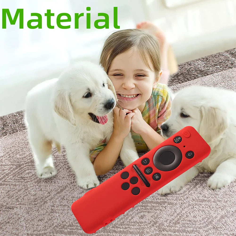 For Samsung BN59-01432A 01432B Remote Control Silicone Protective Case Shockproof Anti-Slip Smart TV Soft Sleeve with Lanyard