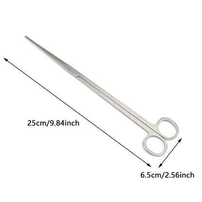 Aquarium Tools Set Scissor Tweezers Plants Wave Scissors Grass Stainless Cleaning Tools Fish Tank Shovels Aquarium Accessories