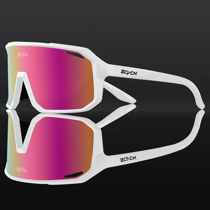 SCVCN Cycling Sunglasses Bike Mountain Driving Glasses Outdoor Sports Hiking Glasses Men's Glasses for Leisure Sunglasses