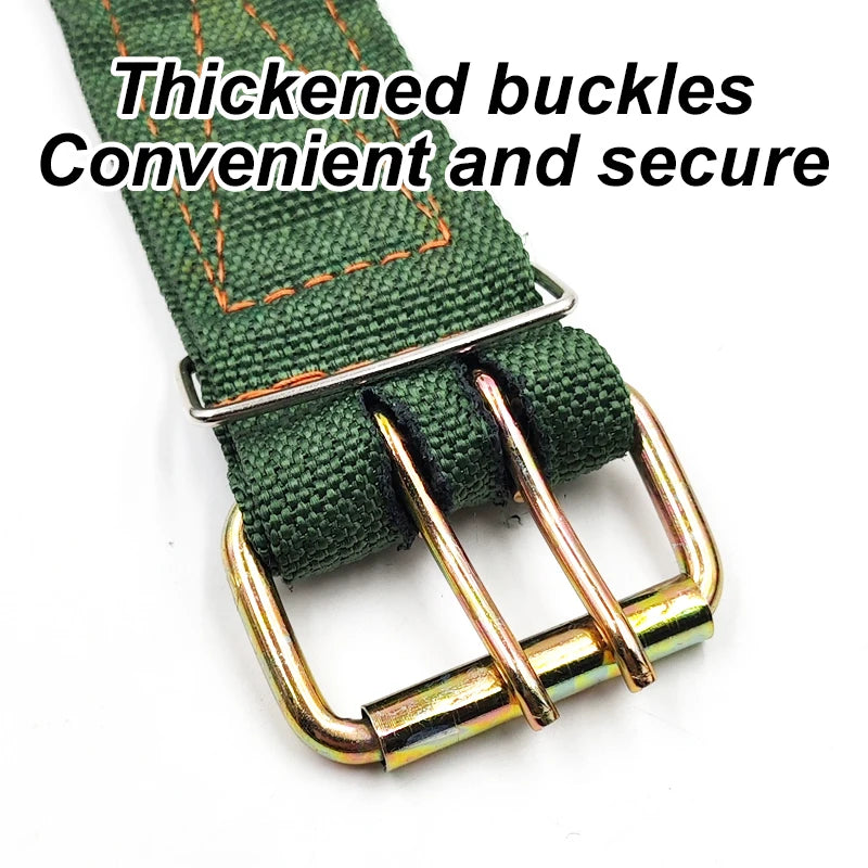 Strong Durable Belay Tie Adjustable Cattle Collar Cow Hauling Collar Livestock Feeding Supply Canvas Belt Veterinary Equipment