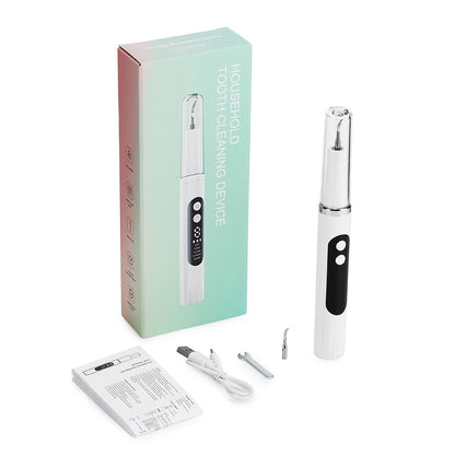 Intelligent Ultrasonic Dental Scaler Teeth Tartar Remover 5 Modes Electric LED Teeth Cleaner Tooth Stone Calculus Plaque Removal