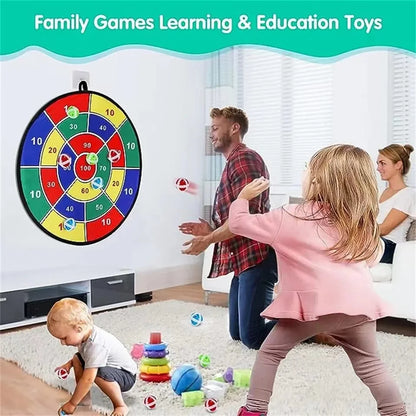 Children with Sticky Ball Large Dart Board Family Interactive Game Educational Arithmetic Indoor/Outdoor Sports Toys Gift