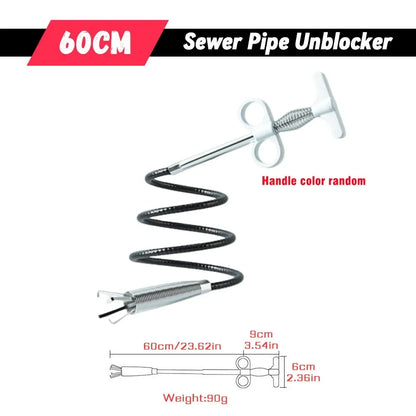 1/1.6/2/3M Spring Pipe Dredging Tools Sewer Pipe Unblocker Drain Snake Hose Drain Cleaner Sticks Clog Remover Cleaning Household
