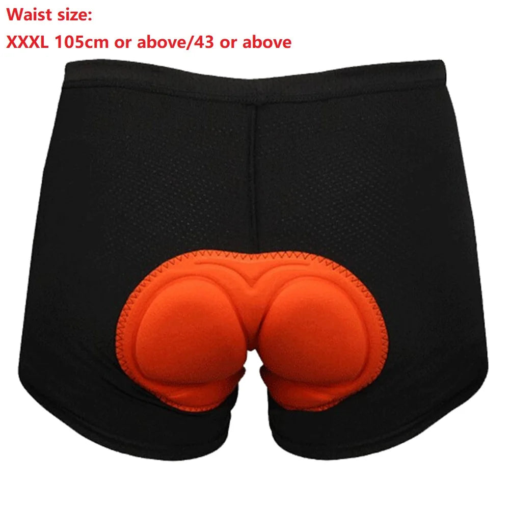 Men Women 3D Padded Coolmax Bicycle Cycling Bike Short Underwear Pants