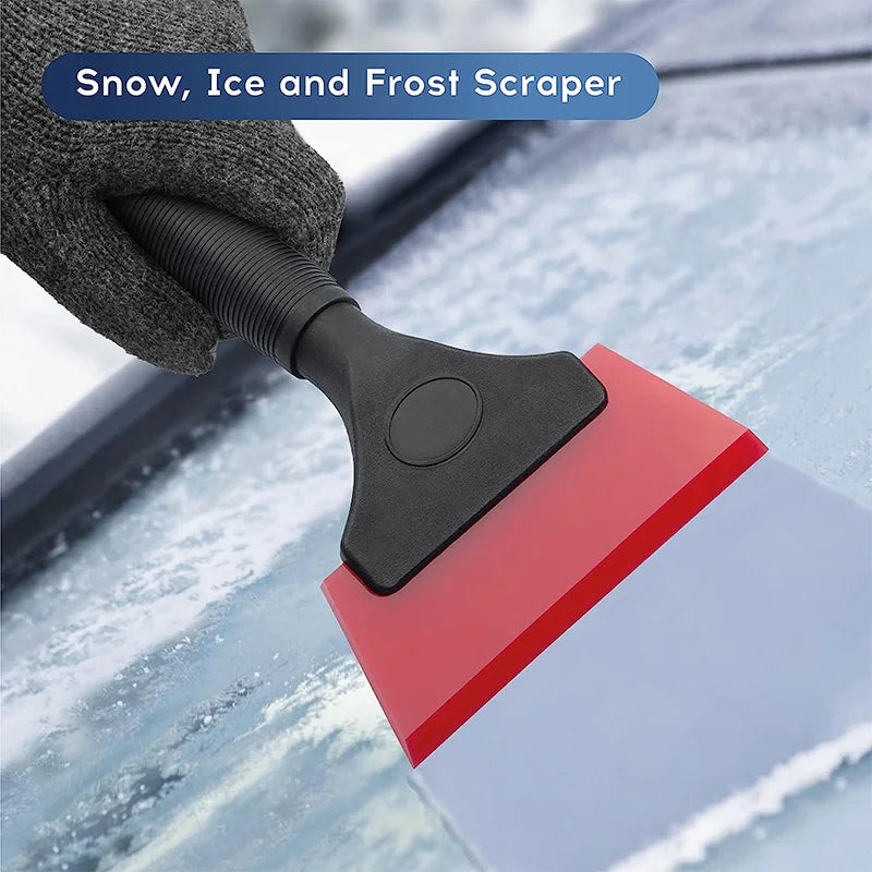 1Pc Clean Scraper Shovel Rubber Window Tint Squeegee Water Blade Wiper Glass Handy Car Wash Cleaner Tool Ice Breaker