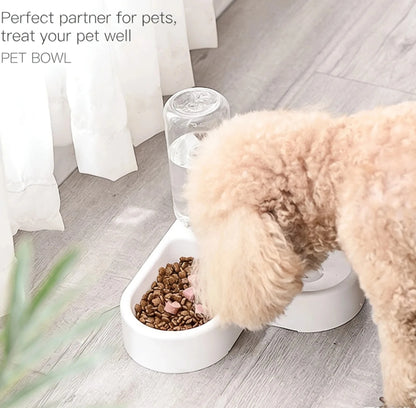 1PC Automatic Drinking Fountain Heart-shaped Pet Bowl Waterproof Spout Cat and Dog Bowl