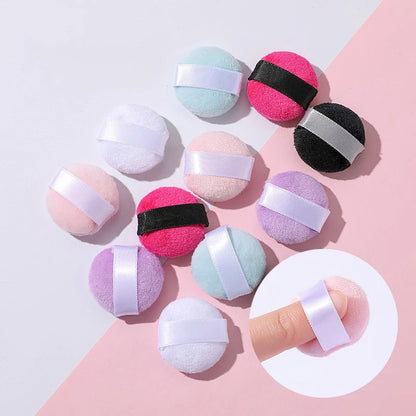 Clearance_3/4/6Pcs Mini Size Finger Puff Set Professional Cosmetic Cushion Concealer Foundation Detail Makeup Sponge Beauty Tool