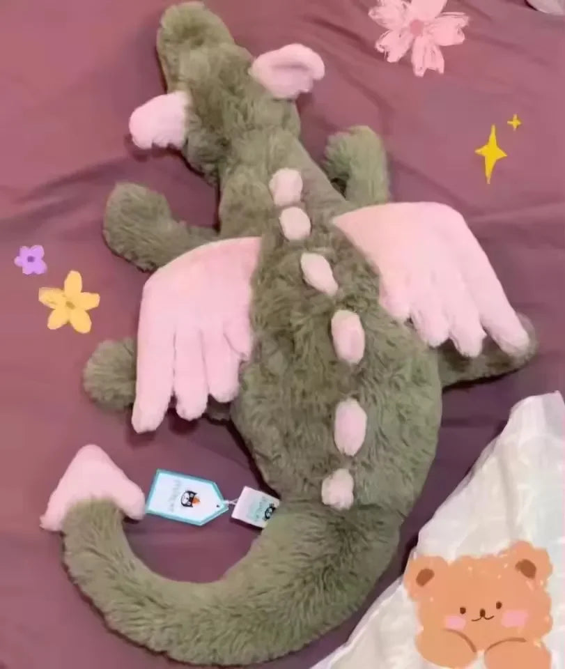 2026 new 55cm Gift And Purple Dragon Keychain Plush Toy Cute And Soothing Companion Plush Toy Holiday Gifts S Ss