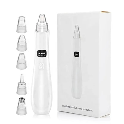3-Suction Mode Vacuum Pore Cleaner, Facial Cleansing Device for Removing Blackheads & Dead Skin
