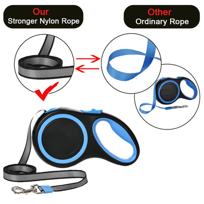 Automatic Retractable Big Dog Leash 5M 8M Strong Pet Roulette Leash for Small Large Dogs Cats Walking Golden Retriever Lead Rope