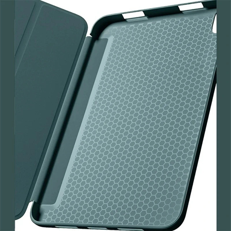 Tri-fold Flip Case For Xiaomi Pad 7/Pad 7 Pro 11.2 inch 2024 Magnetic Stand PU Leather Protective Cover Auto Sleep/Wake up