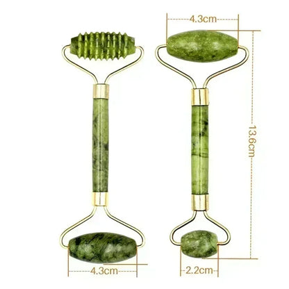 Natural Jade Roller Face Gua Sha, Natural Stone, Body Neck Massager, Acupoint, Eye Care Spa Massage Tools Massage Visage Lifting