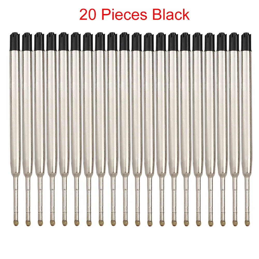 98mm1.0mm Ballpoint Pen Refills For Parker Pens Medium Point Blue Red Black Ink Rods For Writing Office Stationery