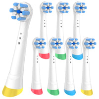 8pcs White