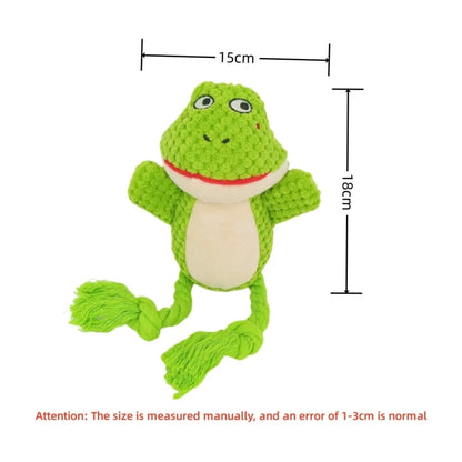 Stuffed Raw Small Dog Plush Interactive Toys Indestructible Bite Resistant Sound Puppy Toys Squeaky Dogs Rattle For Pet Supplies