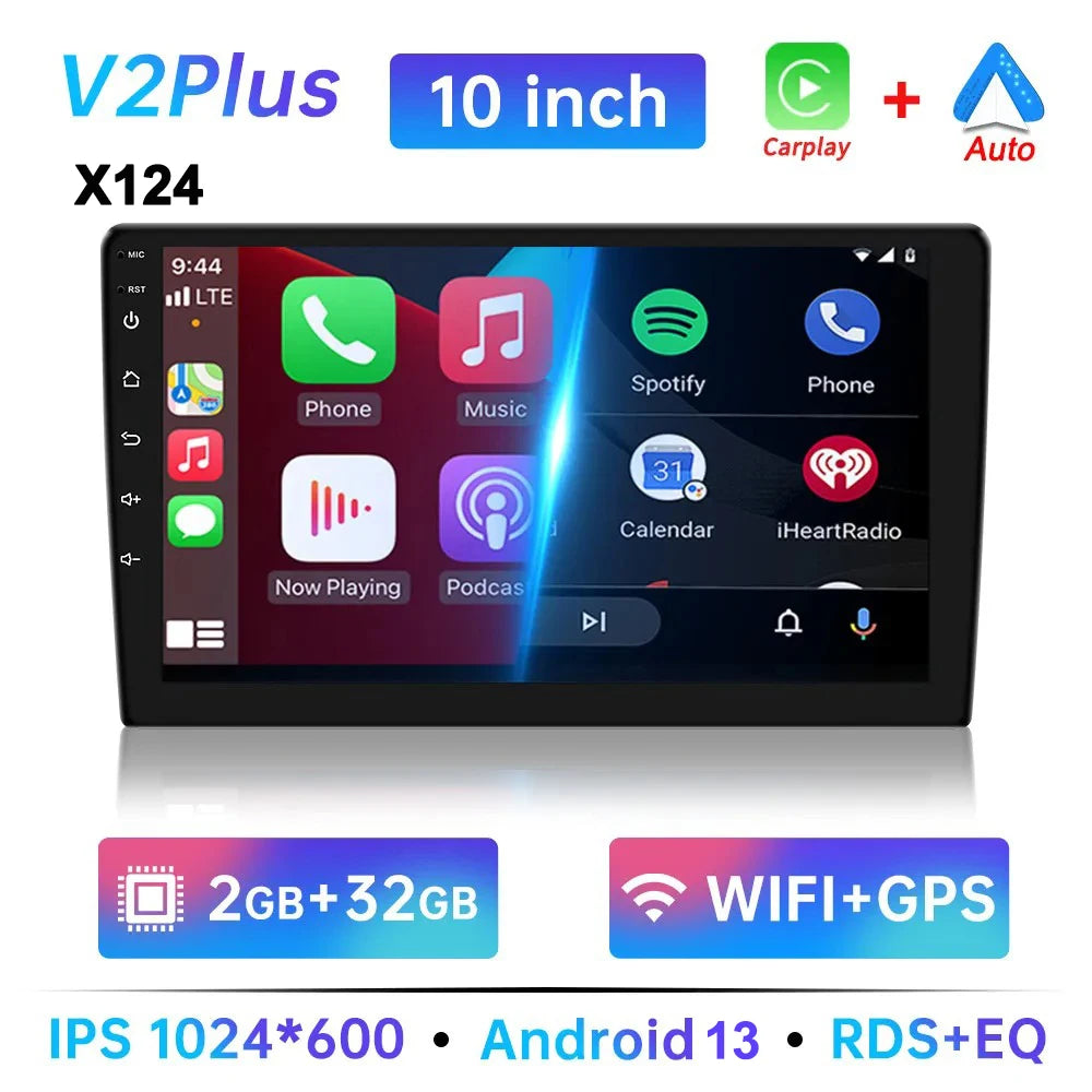 7/9/10 inch Universal Android 13 Car Radio 32G/64G Autoradio android 2 Din car radio GPS BT Central Multimedia Smart car systems
