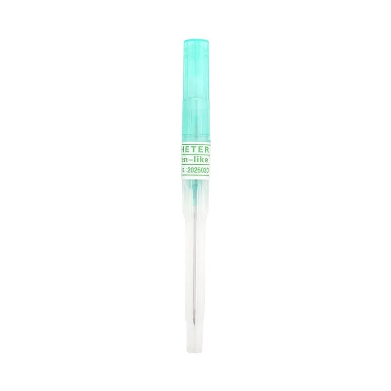 KIYUE 50pcs IV Cannula Pen Type Intravenous Injection Catheter 20G 22G 24G 26G Veterinary Suppliers