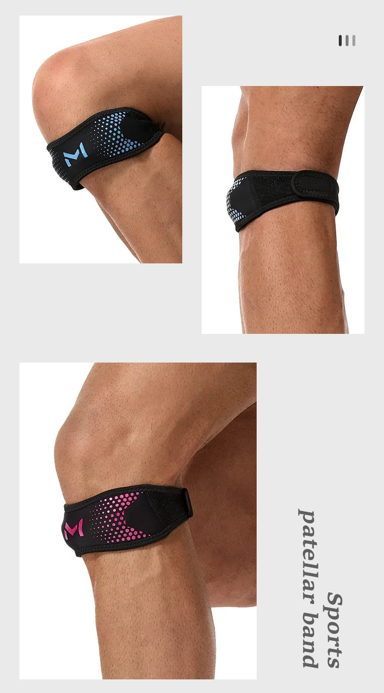 1PCS Adjustable Patella Knee Strap Patellar Tendon Stabilizer Support Band Pain Relief for Soccer Basketball Running