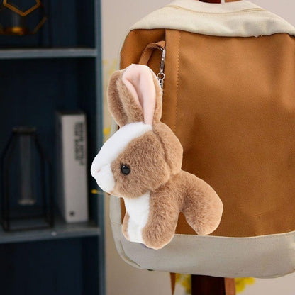 Ultrasoft Stuffed Animal Plush Bunny Rabbit Toy for Kids Girl Lovely Animal Doll Baby Toy Plushie Handbag Ornament Pendant
