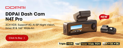 DDPAI 4K+4K New Z90 Master Dual 4K Front Rear Dual HDR for Sony Car Dash Cam ADAS Parking 5GHz WiFi Camera DVR Video Recorder