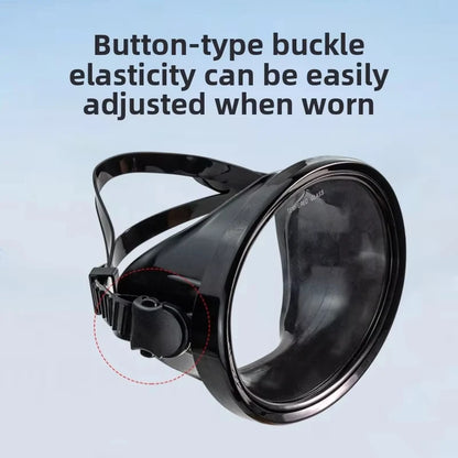 XIAOTREE   Fisherman's Goggles Tempered Glass Waterproof Snorkeling Goggles Adjustable Anti-Fog Diving Mask Freediving