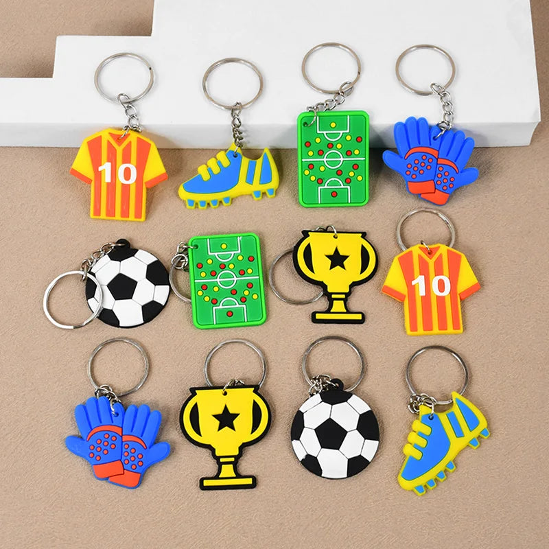 Soccer Party Favors Football Theme Bracelets Keychain Pin Ball Maze Game Toys Kids Birthday Party Pinata Fillers Christmas Gift