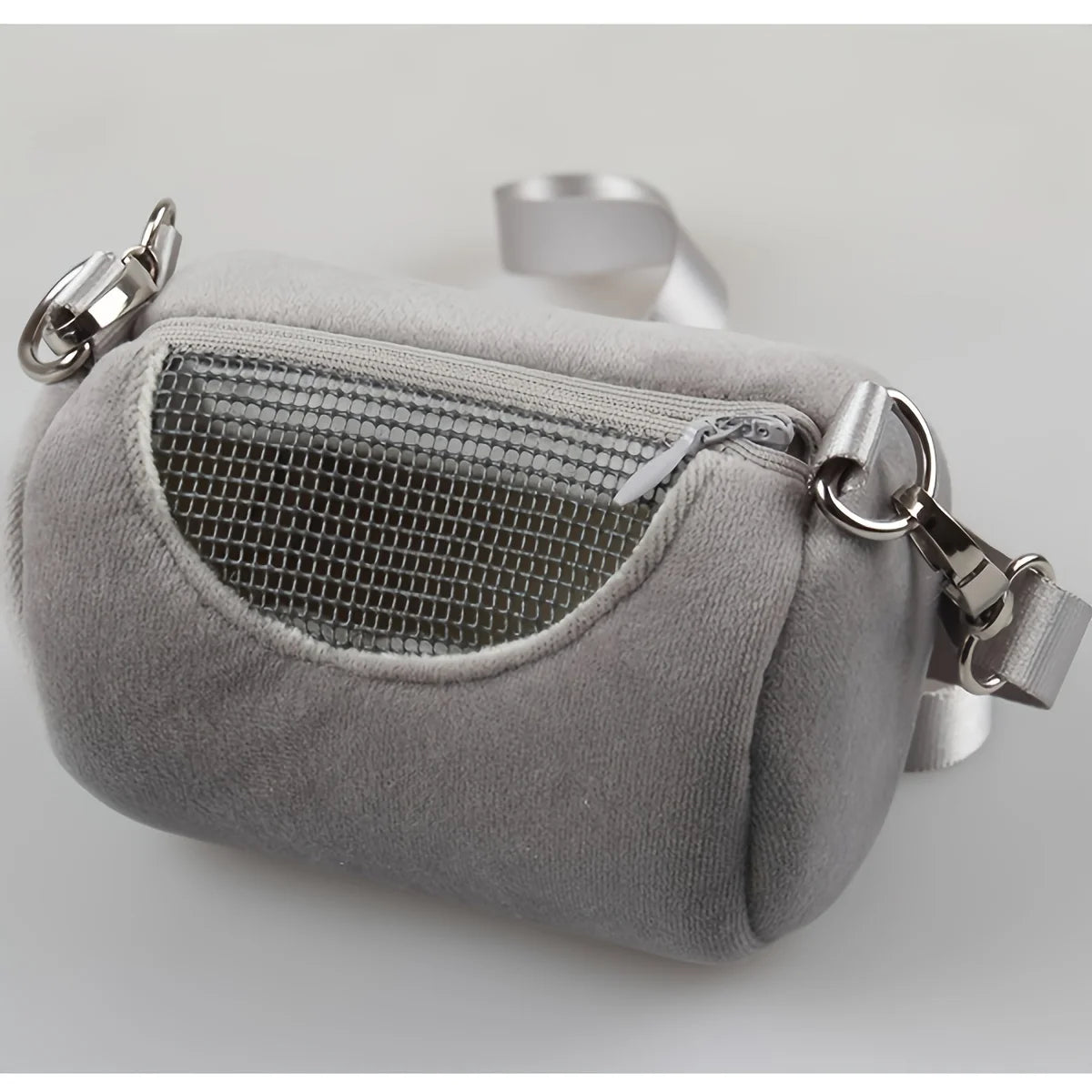 1Pc Small Pet Backpack Hamster Carrier Bag Portable Cylinder Satchel Flying Squirrel Travel Breathable Mesh Pouch Pet Supplies