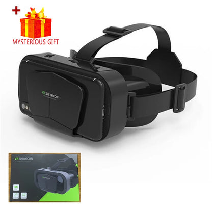 Shinecon Viar Virtual Reality VR Glasses Headset 3D Device Helmet Goggles Lenses For Smartphone Smart Phone Game Cell Mobile Set