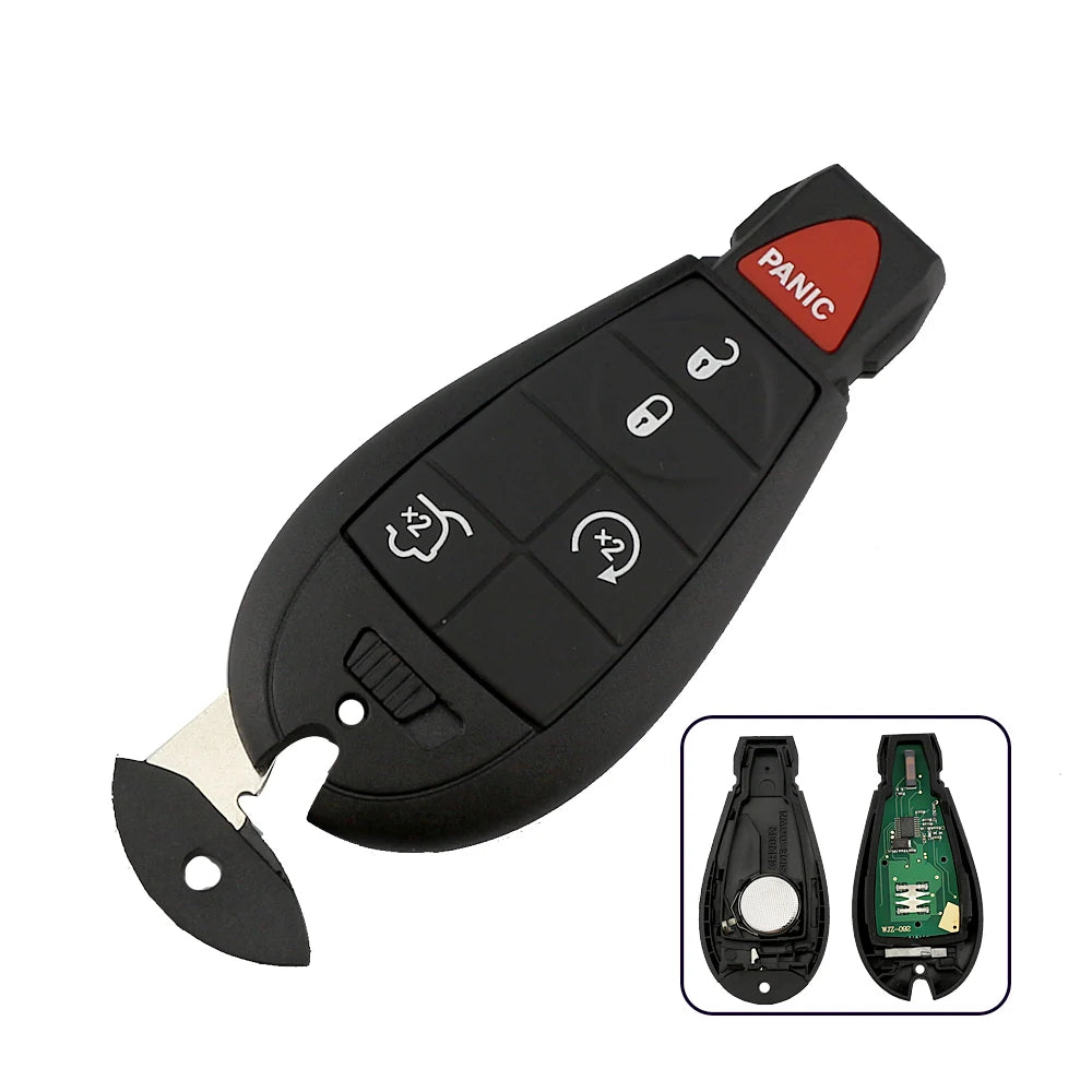 433Mhz ID46 Chip Remote Car Key For Chrysler Town & Country 300 For Jeep Grand Cherokee Dodge Caravan Journey IYZ-C01C 2008-2013