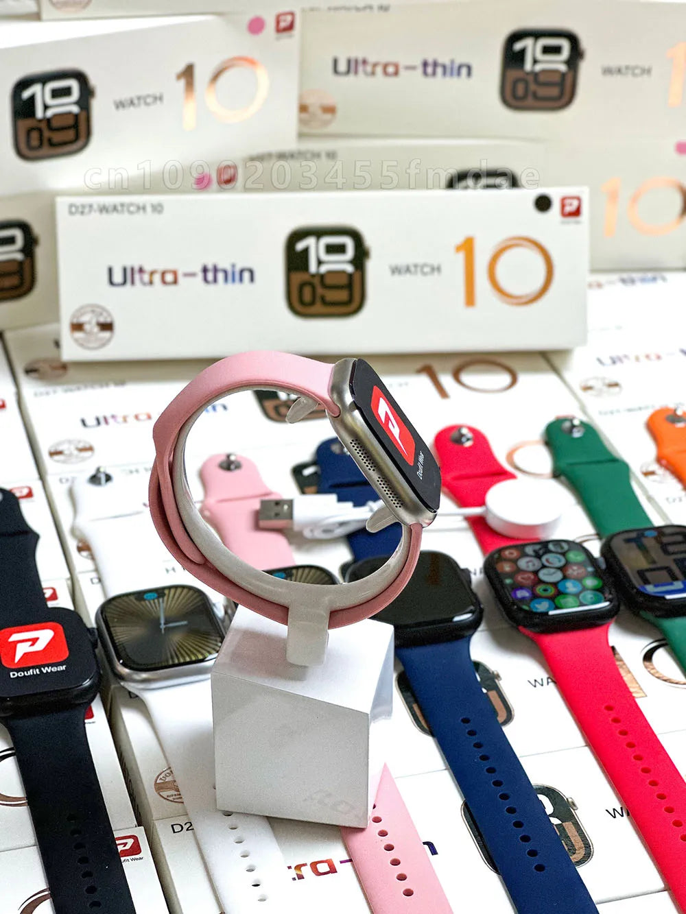 New Watch10 Series GPS Smart Watch Men Always On Display Heart Rate Body Temperature BT Call Women Waterproof Series Smartwatchs