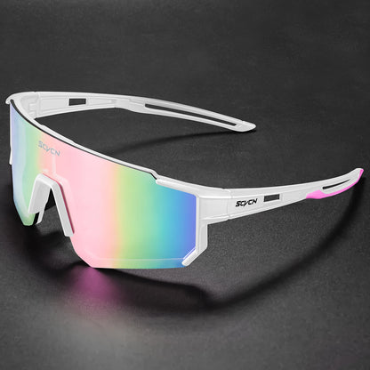 SCVCN Fashion Cycling Glasses Bike Baseball Sunglasses for Men UV400 Sports MTB Outdoor Goggles Bicycle Women Sunglasses Riding