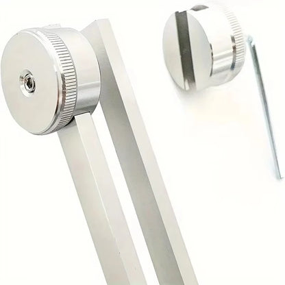 Miwayer 128Hz Tuning Fork for Sound Therapy Stress Reduction Otoacoustic Emission Testing and Ear (Mallet&Wrench Include)