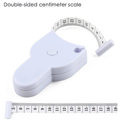 Self-tightening Body Measuring Tape Ruler 150cm/60 Inch Sewing Tailor Dressmaking Measure Ruler Meter Film for Waist Chest Legs