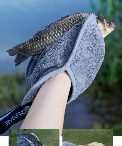 Ultra soft and fast drying fishing towel, ultra-fine fiber towel, cleaning towel for outdoor fishing, scrubbing fishing rod