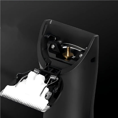 [IPX6] Men's Groin/Body Trimmer w/ SkinSafe - Foil Blades & Precision, Rechargeable Ball Shaver for Sensitive Skin